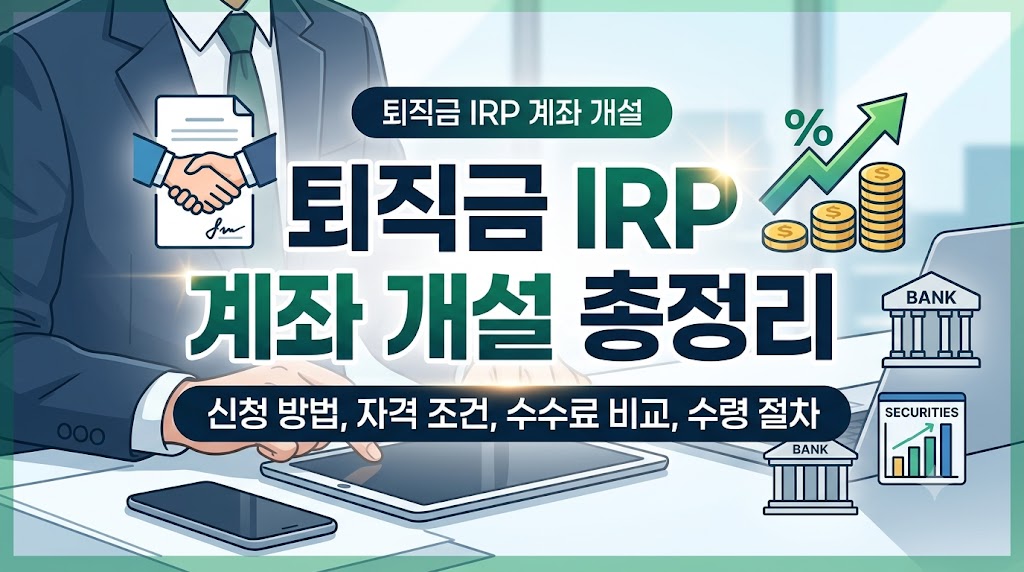 퇴직금-IRP-계좌-개설-총정리-썸네일